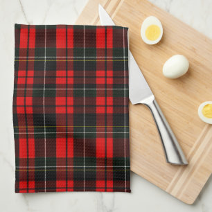 Moderne Wallace-Rot-Schottisch-Tartan-Karo Geschirrtuch