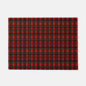Moderne Wallace-Rot-Schottisch-Tartan-Karomuster Fußmatte (Vorderseite)