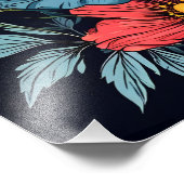 Moderne Wand an Wand Kunst: mutig und schön Fotodruck (Ecke)