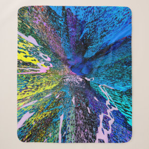 Moderne Wandbild-Kunstdekoration. Abstrakte Zeichn Sherpadecke