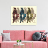 Moderne Wanddekoration - gewickelte Leinwand (Insitu (Wohnzimmer))