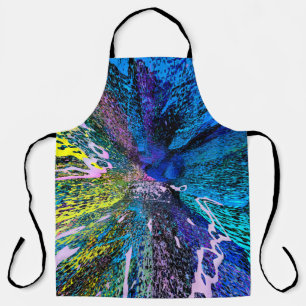 Moderne Wandkunst-Dekoration. ABSTRAKT ZEICHNEND b Schürze