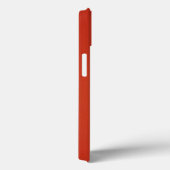 Moderne warme rote Grainy Textur Case-Mate iPhone Hülle (Rückseite / Rechts)