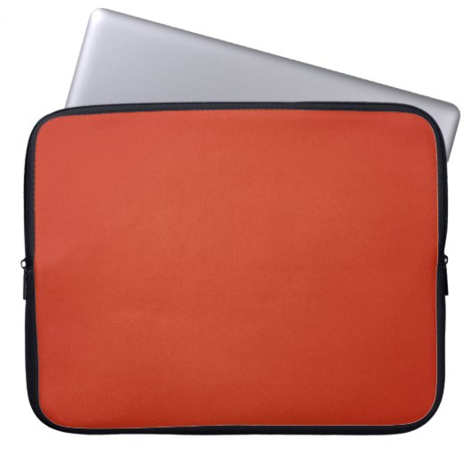 Moderne warme rote Grainy Textur Laptopschutzhülle (Vorderseite)