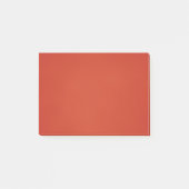 Moderne warme rote Grainy Textur Post-it Klebezettel (Vorderseite)