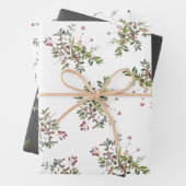 Moderne, warme Winterbergbahn Geschenkpapier Set (Beispiel)