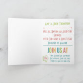 Moderne Wartezeit - Adoption, neues Baby Einladung (Innenseite)