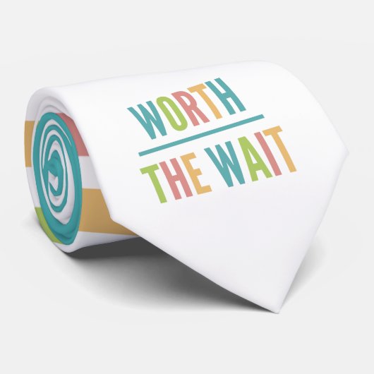 Moderne Wartezeit - Adoption, neues Baby Krawatte (Gerollt)