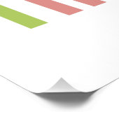 Moderne Wartezeit - Adoption, neues Baby Poster (Ecke)