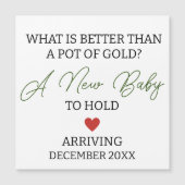 Moderne, was besser ist als ein Topf Goldschwanger Magnetkarte (Vorderseite)