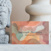 Moderne Wasserfarbe Abstrakt Beruflich Visitenkarte