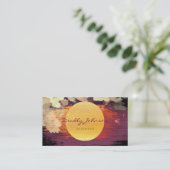 Moderne Wasserfarbe Abstrakt Elegant Rot Gelb Visitenkarte (Stehend Vorderseite)