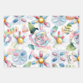Moderne Wasserfarbe Apotheke Danke Pharm Held Geschenkpapier Set (Vorderseite 2)