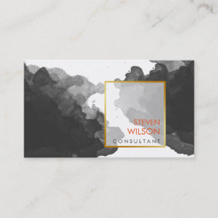 Moderne Wasserfarbe Beruflich Visitenkarte