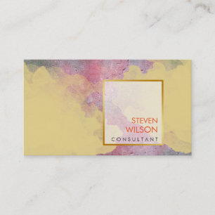 Moderne Wasserfarbe Beruflich Visitenkarte