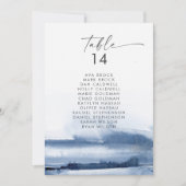 Moderne Wasserfarbe | Blue Seekartenkarten (Vorderseite)