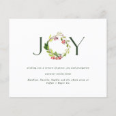 Moderne Wasserfarbe botanische Freude Firmenurlaub Flyer (Hinten)