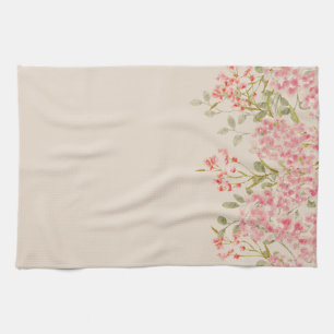 Moderne Wasserfarbe bunte Blumen & personalisieren Geschirrtuch