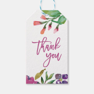 MODERNE WASSERFARBE DANKE IHNEN GEGENSTÄNDE GESCHENKANHÄNGER