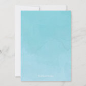 Moderne Wasserfarbe Erste heilige Kommune Einladun Einladung (Rückseite)