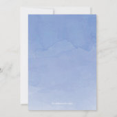 Moderne Wasserfarbe Erste heilige Kommune Einladun Einladung (Rückseite)