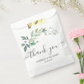 Moderne Wasserfarbe Eukalyptusblätter Grün Geschenktütchen (Versiegelt)