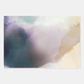 Moderne Wasserfarbe Geschenkpapier Set (Vorderseite 2)