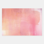 Moderne Wasserfarbe Geschenkpapier Set (Vorderseite)