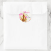 Moderne Wasserfarbe Islamischer Wasserkocher Eid m Runder Aufkleber (Tasche)