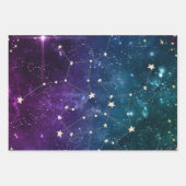 Moderne Wasserfarbe Mondfeier Geschenkpapier Set (Vorderseite 3)