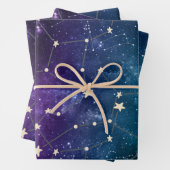 Moderne Wasserfarbe Mondfeier Geschenkpapier Set (Beispiel)