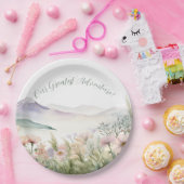 Moderne Wasserfarbe Pappteller (Party)