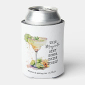 Moderne Wasserfarbe Personalisiert Margarita Hochz Dosenkühler (Kanne Vorderseite)