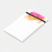 Moderne Wasserfarbe Personalisiert Post-it Klebezettel (angewinkelt)