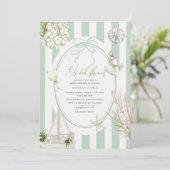 Moderne Wasserfarbe Tropischer Strand Palm Serenit Einladung (Stehend Vorderseite)