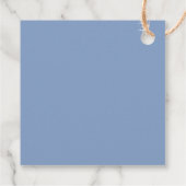 Moderne Wasserfarbe-Weihnachtsbaum Minimal Einfach Geschenkanhänger (Rückseite)