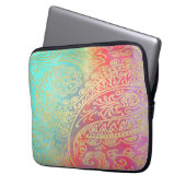 Moderne Wasserfarben aus Gruß und Gold Laptopschutzhülle (Vorderseite Links)