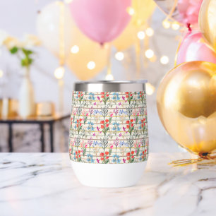 Moderne Wasserfarben-Blumenmuster