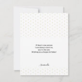 Moderne Wasserfarben Boho Mistletos Holiday Karte (Rückseite)