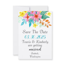 Moderne Wasserfarben Florals in hellen Farben