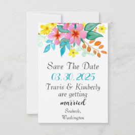 Moderne Wasserfarben Florals in hellen Farben