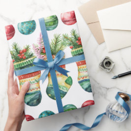 Moderne Wasserfarben-Geschenkpapier Geschenkpapier