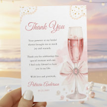 Moderne Wasserfarben-Perlen- & Prosecco-Brautparty