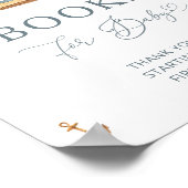 Moderne Wasserfarben Segelbootbücher für Kinder Poster (Ecke)