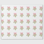 Moderne Wasserfarben Weihnachten Geschenkpapier (Flach)