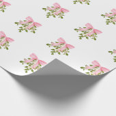 Moderne Wasserfarben Weihnachten Geschenkpapier (Ecke)