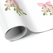 Moderne Wasserfarben Weihnachten Geschenkpapier (Rolleneckpunkt)