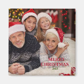 Moderne Wasserfarben Weihnachten Magnet (Vorne)