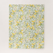 Moderne Wasserfarben Zitronenfrüchte Puzzle (Vertikal)