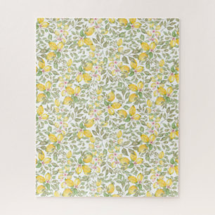 Moderne Wasserfarben Zitronenfrüchte Puzzle